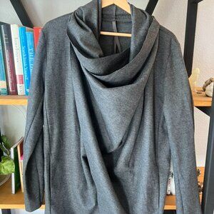 Kazuyuki Kumagai Attachment Smooth Wool Drape Coat